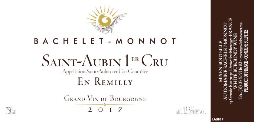 Saint-Aubin 1er 'En Remilly', Bachelet-Monnot