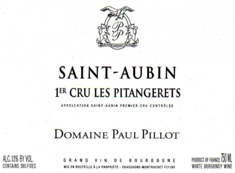 Saint-Aubin 1er 'Les Pitangerets', Domaine Paul Pillot