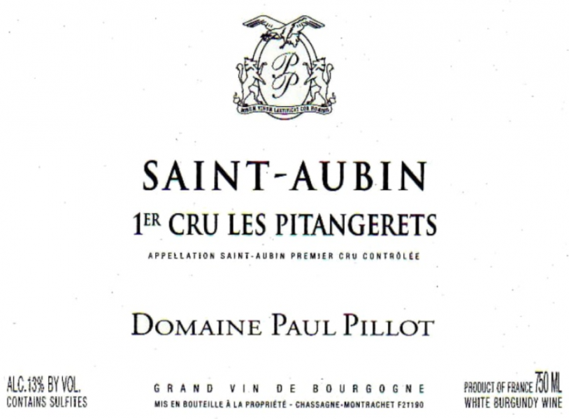 SaintAubin 1er Les Pitangerets Domaine Paul Pillot