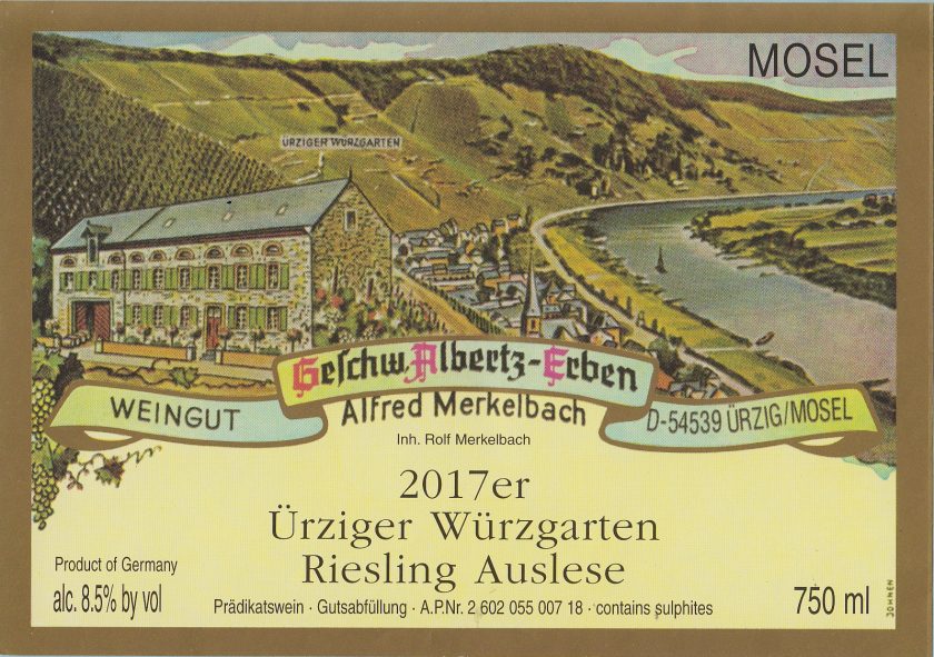 Merkelbach Ürziger Würzgarten Riesling Auslese [#10]