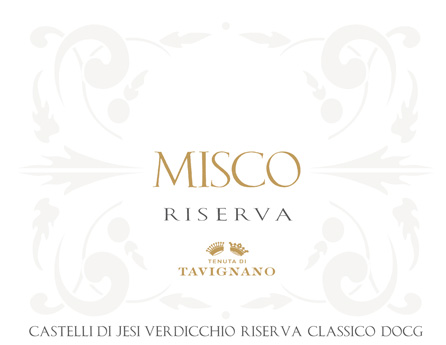 Verdicchio Castelli di Jesi Classico Riserva 'Misco', Tavignano
