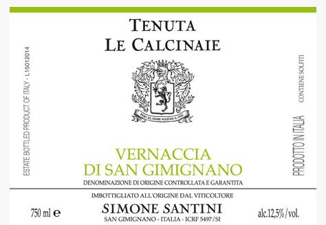 Vernaccia di San Gimignano Le Calcinaie