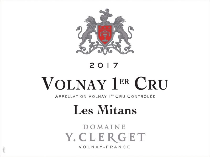 Volnay 1er 'Les Mitans', Domaine Yvon Clerget
