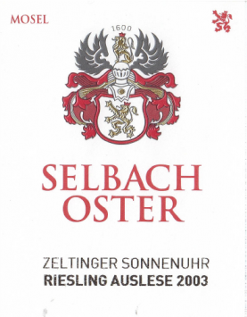 Zeltinger Sonnenuhr Riesling Auslese [Library Release]