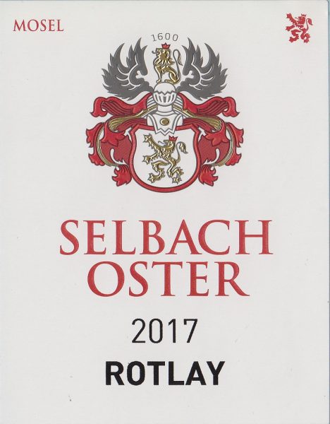 SelbachOster Zeltinger Sonnenuhr Rotlay Riesling Auslese