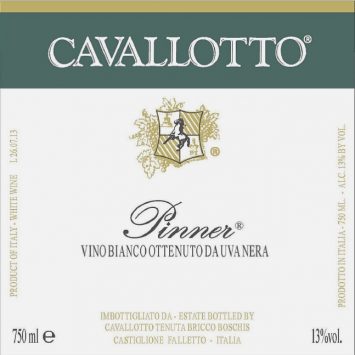 Pinot Nero in Bianco 'Pinner', Cavallotto
