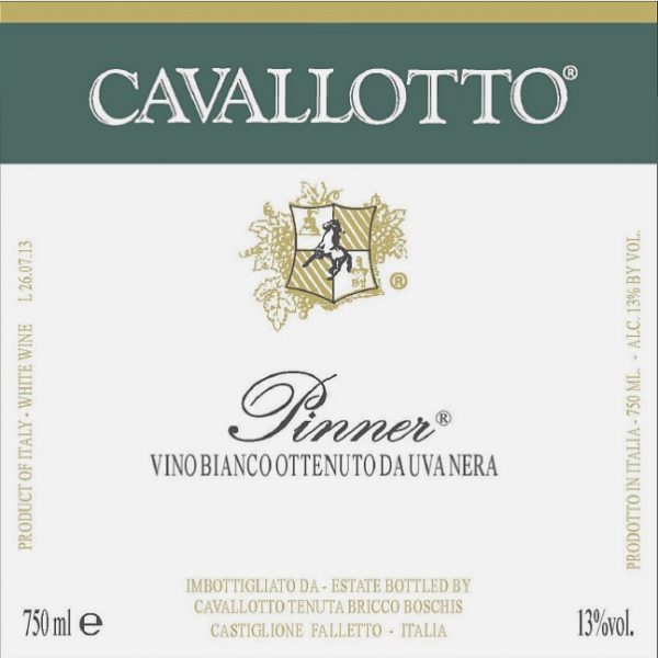 Pinot Nero in Bianco 'Pinner', Cavallotto