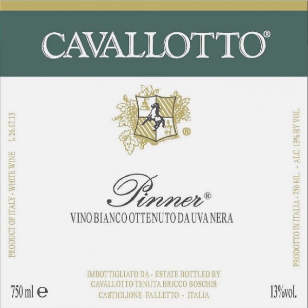 Pinot Nero in Bianco Pinner Cavallotto