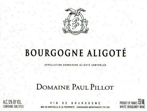 Bourgogne Aligote, Domaine Paul Pillot