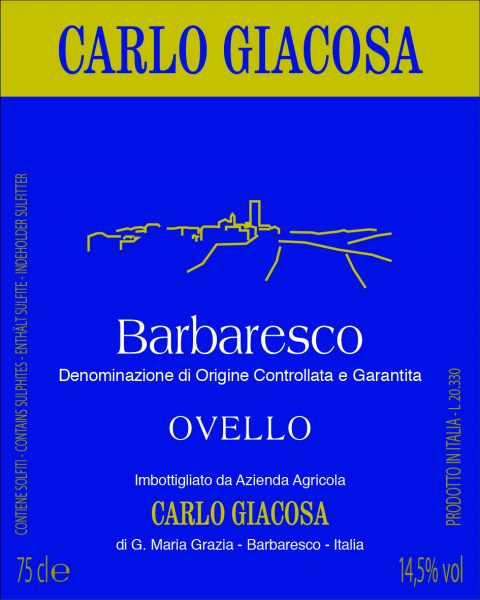 Barbaresco 'Ovello', Carlo Giacosa