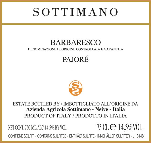 Barbaresco Pajore Sottimano