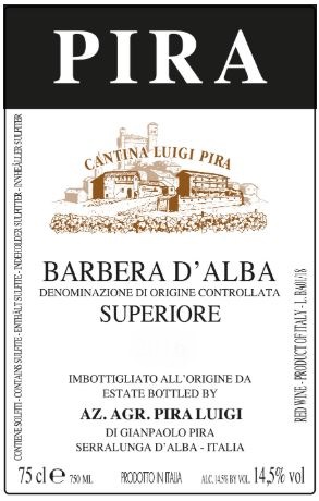 Barbera dAlba Superiore Luigi Pira