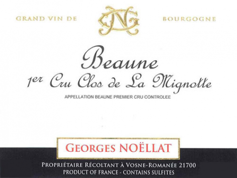 Beaune 1er 'Clos de la Mignotte'