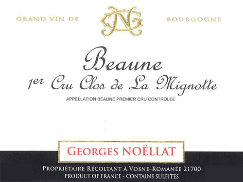 Beaune 1er Clos de la Mignotte Georges Noellat