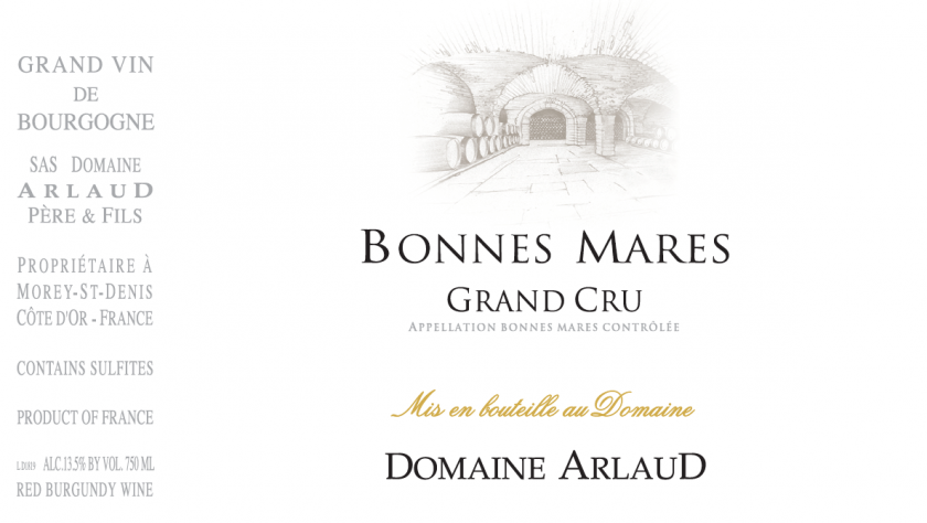 BonnesMares Grand Cru Domaine Arlaud