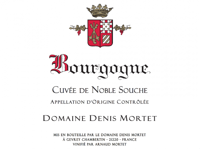 Bourgogne Rouge Cuvee de Noble Souche Domaine Denis Mortet