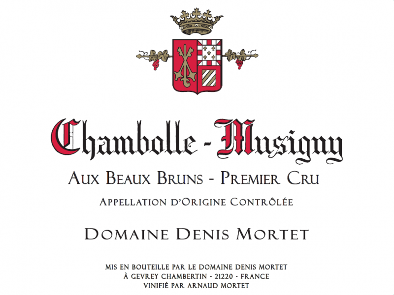 ChambolleMusigny 1er Aux Beaux Bruns Domaine Denis Mortet