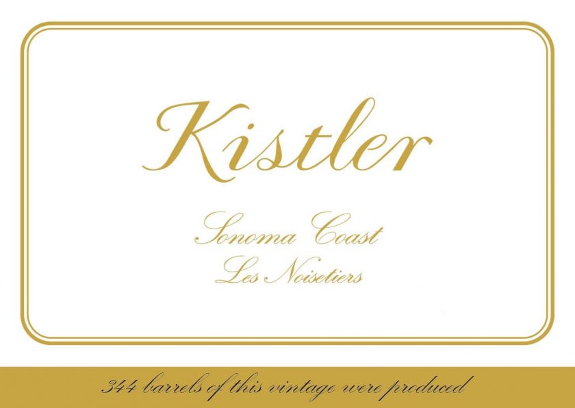 Chardonnay Les Noisetiers  Sonoma Coast Kistler
