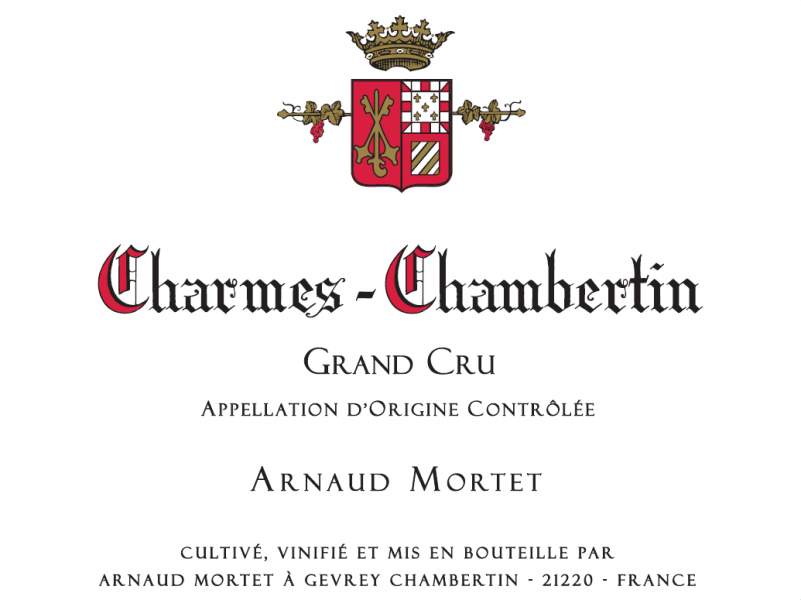 CharmesChambertin Grand Cru Arnaud Mortet