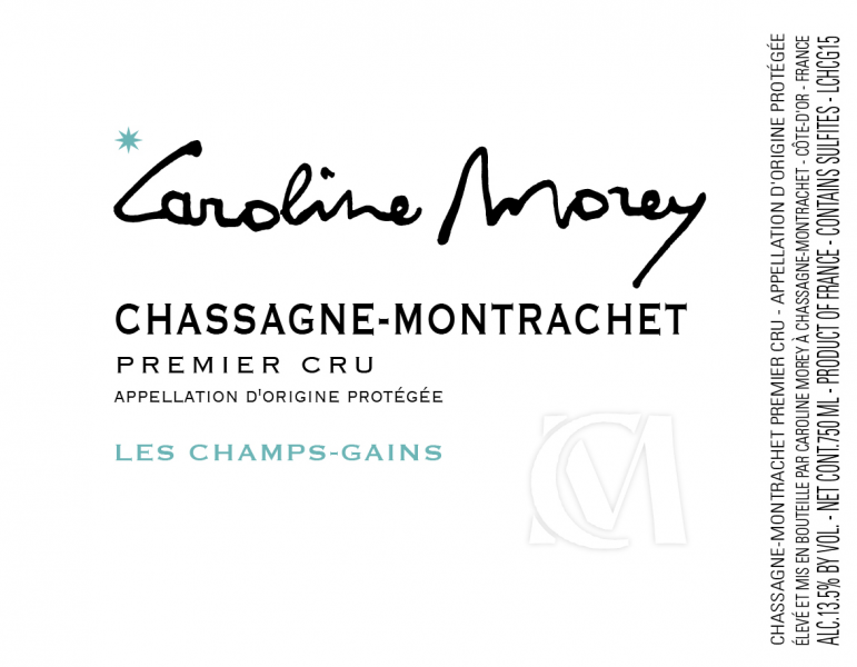 Chassagne-Montrachet 1er 'Champs Gains', Caroline Morey