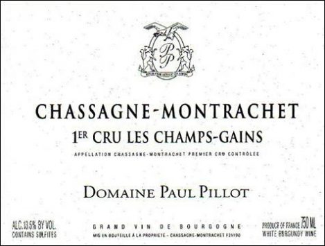 Chassagne-Montrachet 1er 'Les Champs Gains', Domaine Paul Pillot