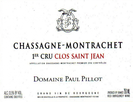 Chassagne-Montrachet Rouge 1er 