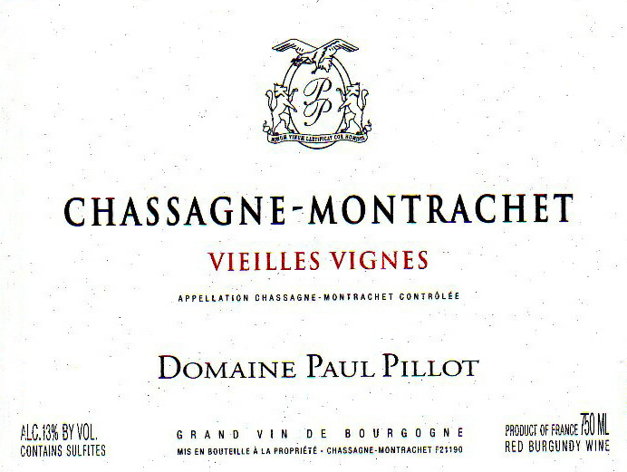 ChassagneMontrachet Rouge Vieilles Vignes
