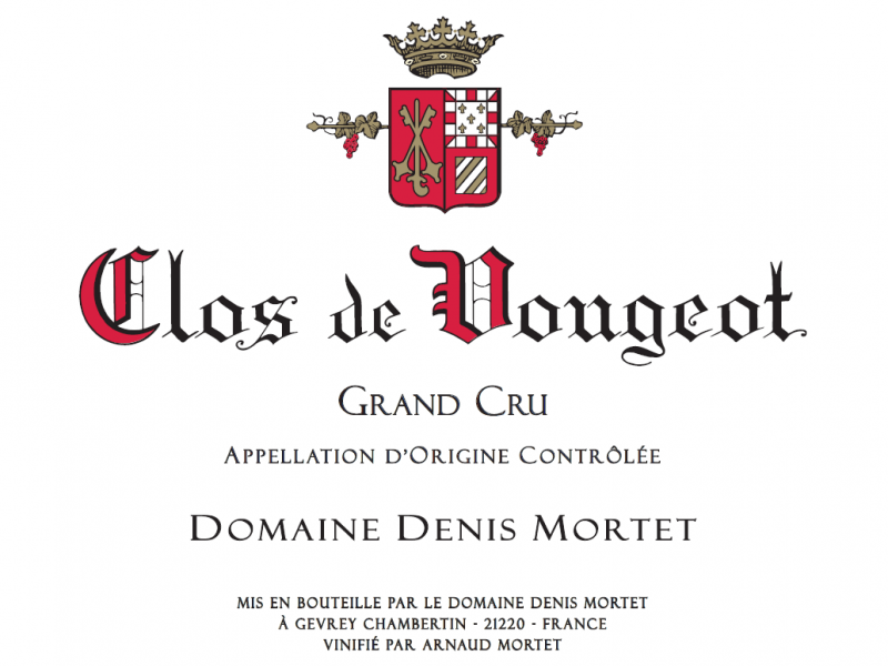 Clos de Vougeot Grand Cru, Domaine Denis Mortet