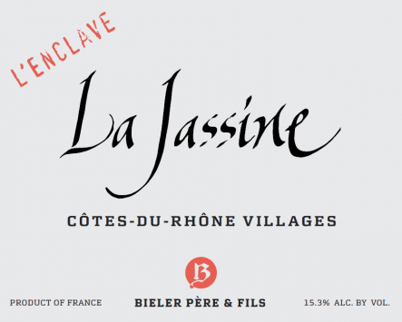 Côtes du Rhône Villages 'La Jassine'