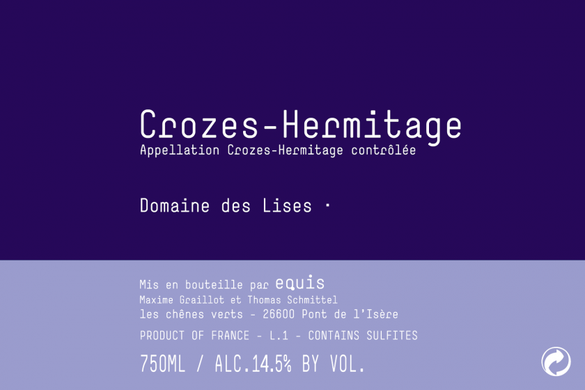 CrozesHermitage Domaine des Lises
