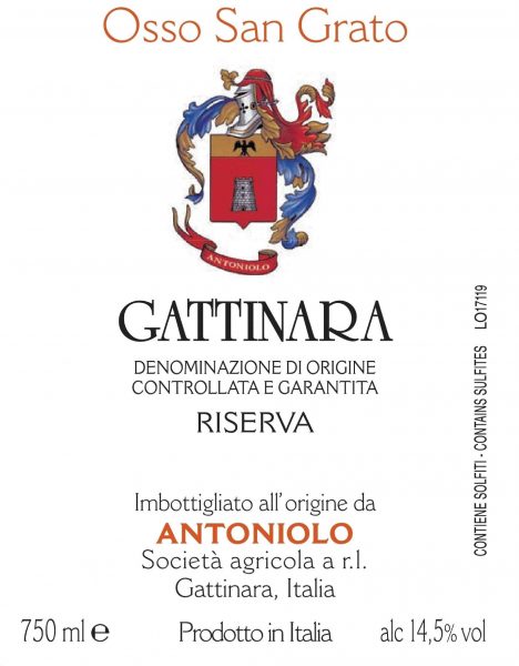 Gattinara Riserva Osso San Grato
