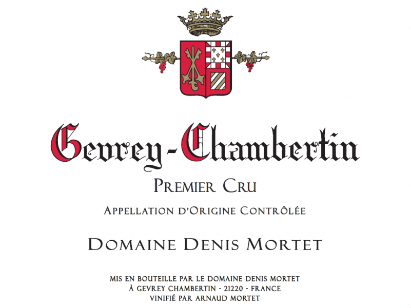 GevreyChambertin 1er Domaine Denis Mortet