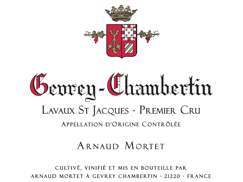 GevreyChambertin 1er Lavaux St Jacques Arnaud Mortet