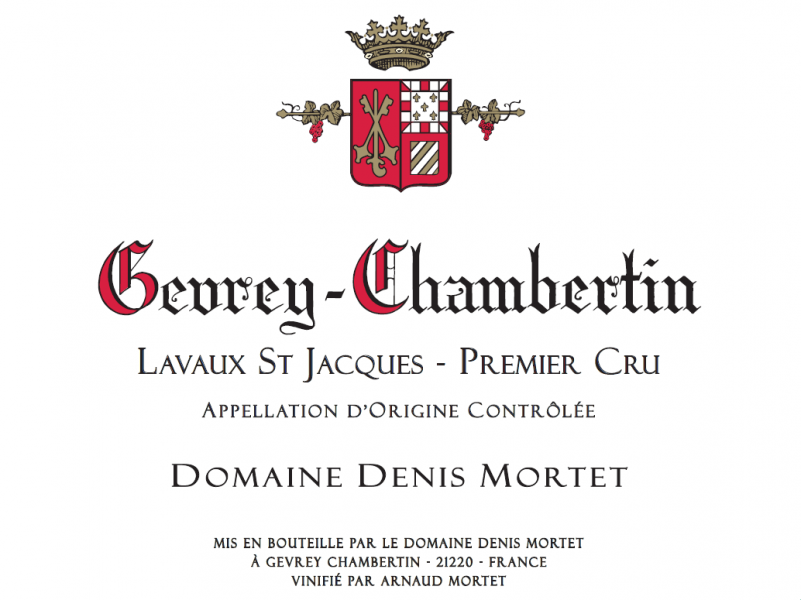 GevreyChambertin 1er Lavaux St Jacques