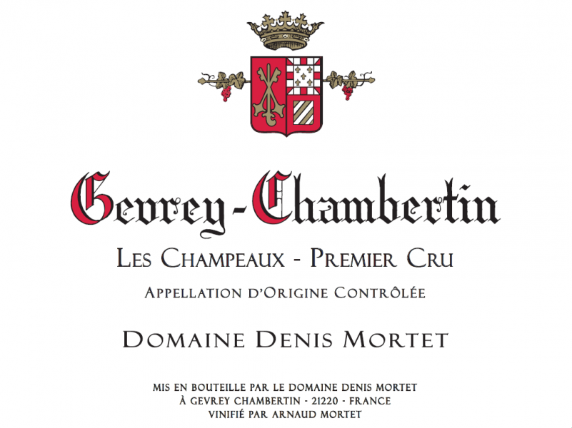 GevreyChambertin 1er Les Champeaux Domaine Denis Mortet