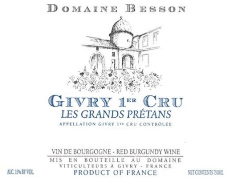 Givry Rouge 1er 'Les Grands Pretans'