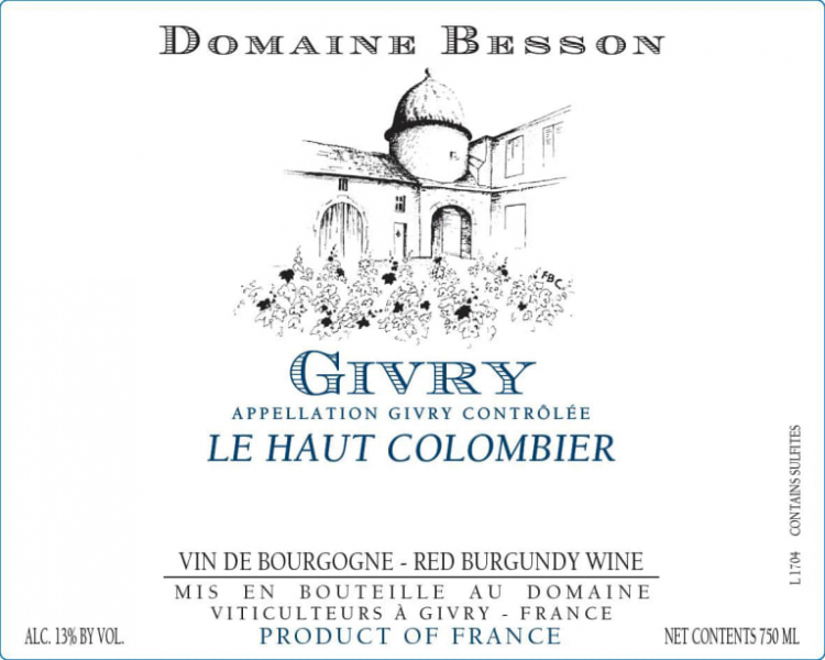 Givry Rouge Le Haut Colombier