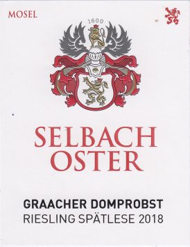 Selbach-Oster Graacher Domprobst Riesling Spätlese