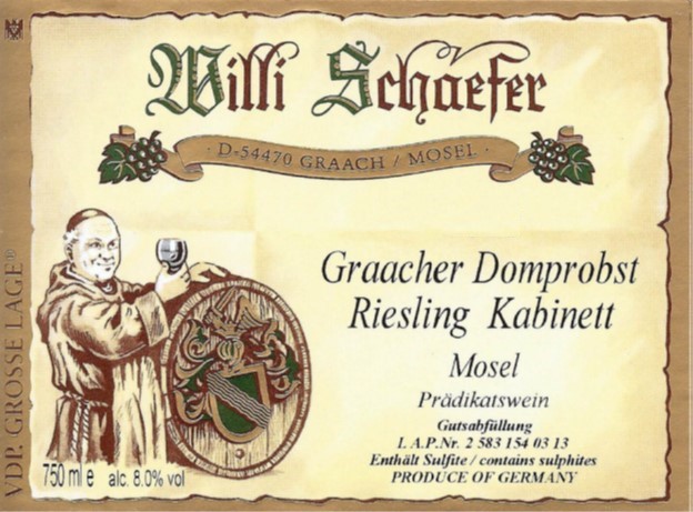 Willi Schaefer Graacher Domprobst Riesling Kabinett