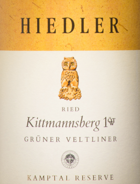 L. Hiedler Ried Kittmannsberg 1 ÖTW Kamptal DAC Grüner Veltliner 