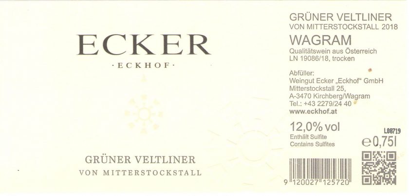 von Eckhof Kirchberg Grner Veltliner
