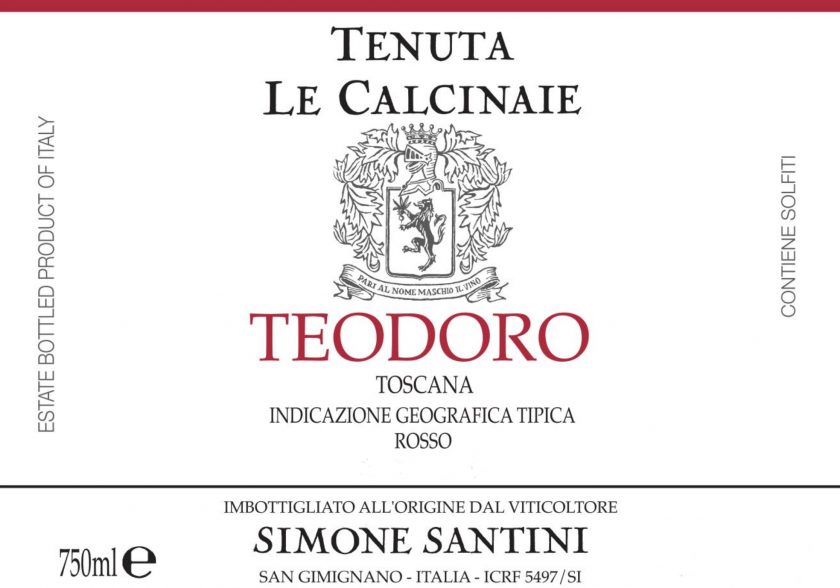 IGT Toscana Teodoro, Le Calcinaie
