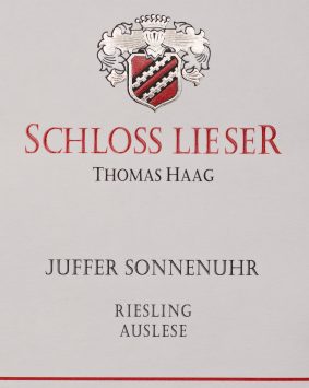 Schloss Lieser Juffer Sonnenuhr Riesling Auslese 'Goldkapsule'