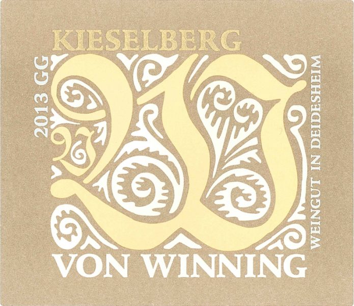 von Winning Kieselberg Riesling Grosses Gewchs