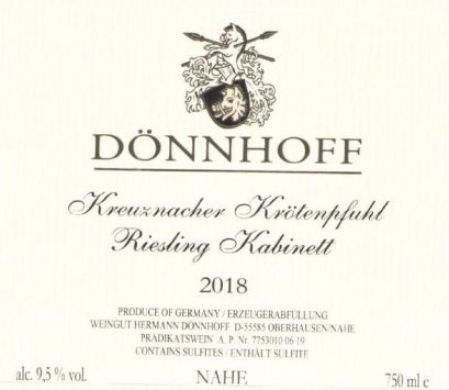 Kreuznacher Krötenpfuhl Riesling Kabinett