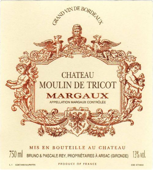 Margaux Chateau Moulin de Tricot
