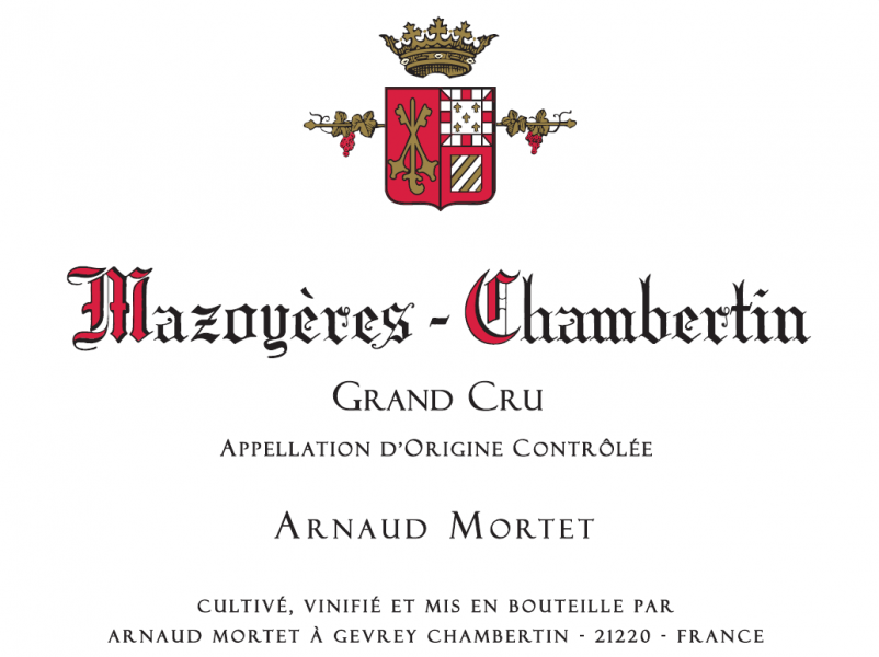 Mazoyeres-Chambertin Grand Cru, Arnaud Mortet