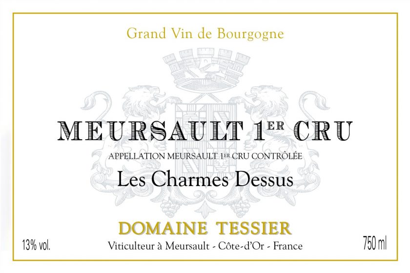 Meursault 1er Les CharmesDessus Domaine Tessier
