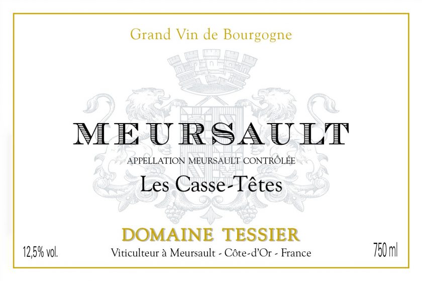 Meursault Les CasseTetes Domaine Tessier