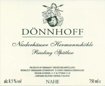 Niederhäuser Hermannshöhle Riesling Spätlese